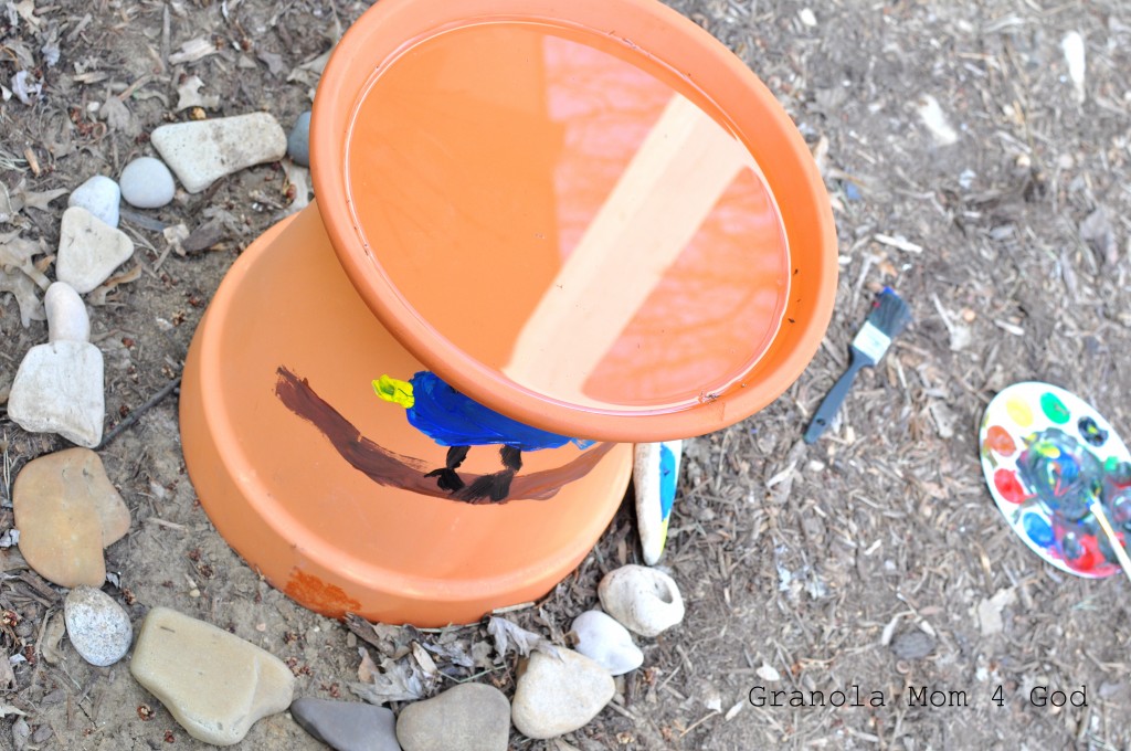 Apologia World bird bath project