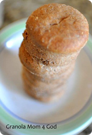 stack of sourdough biscuits