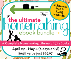 Ultimate Homemaking ebook bundle