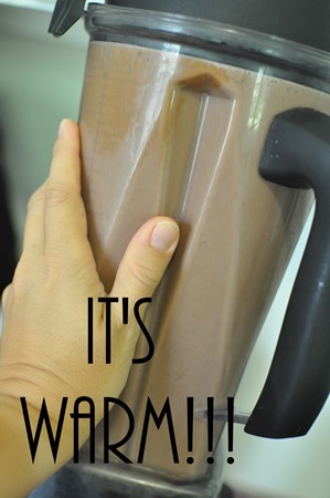 warm hot chocolate vitamix