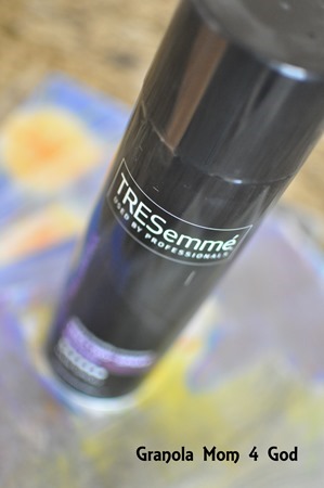 hairspray for pastels