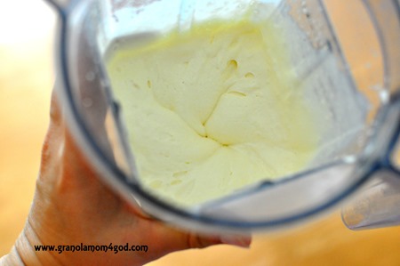 super easy whipping cream in Vitamix