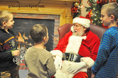 santa at Indiana State Museum