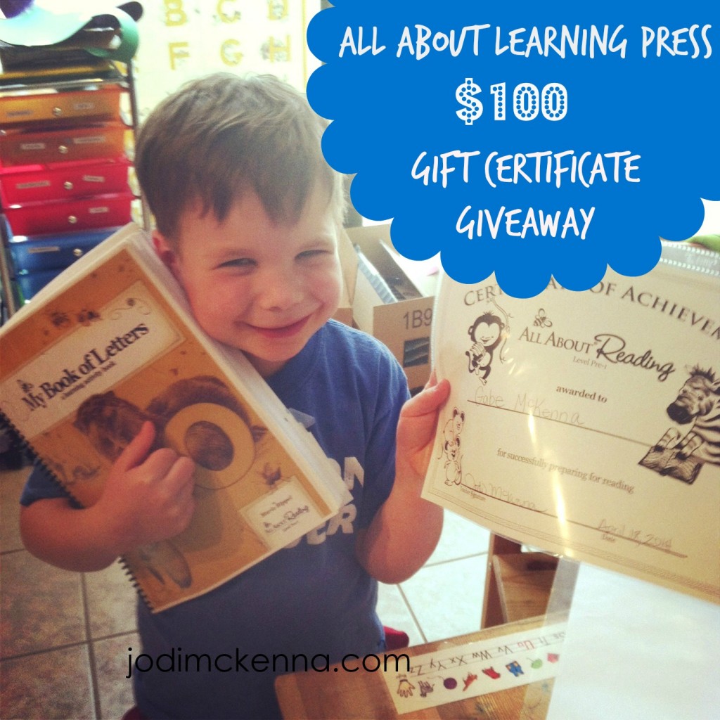 All about Learning giveaway