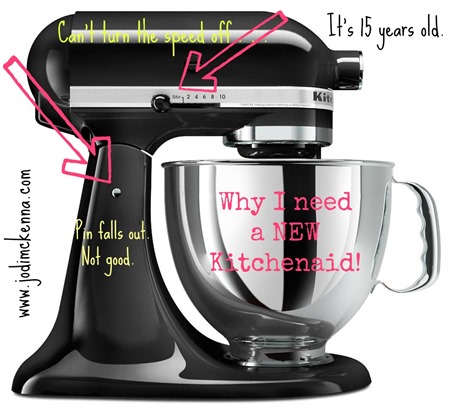 kitchenaid black mixer