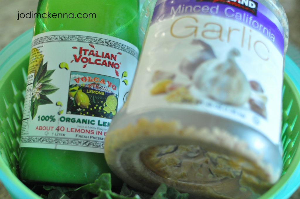 costco ingredients for massaged kale salad